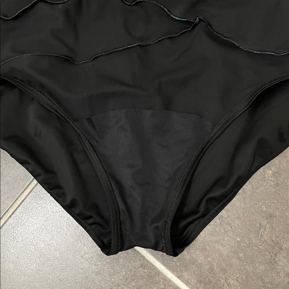 Miraclesuit Carnivale Layered Escape One Piece Swimsuit size 16W - Picture 5 of 7